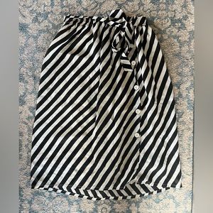 Vintage French Stripe Skirt size small